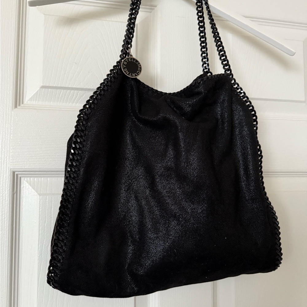 Stella McCartney small Falabella shaggy deer faux leather tote